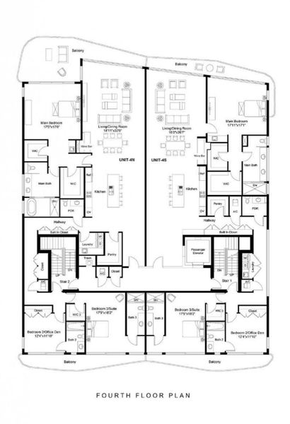 2D floor plan layout of this home in , Fort Lauderdale, FL (Image 5).