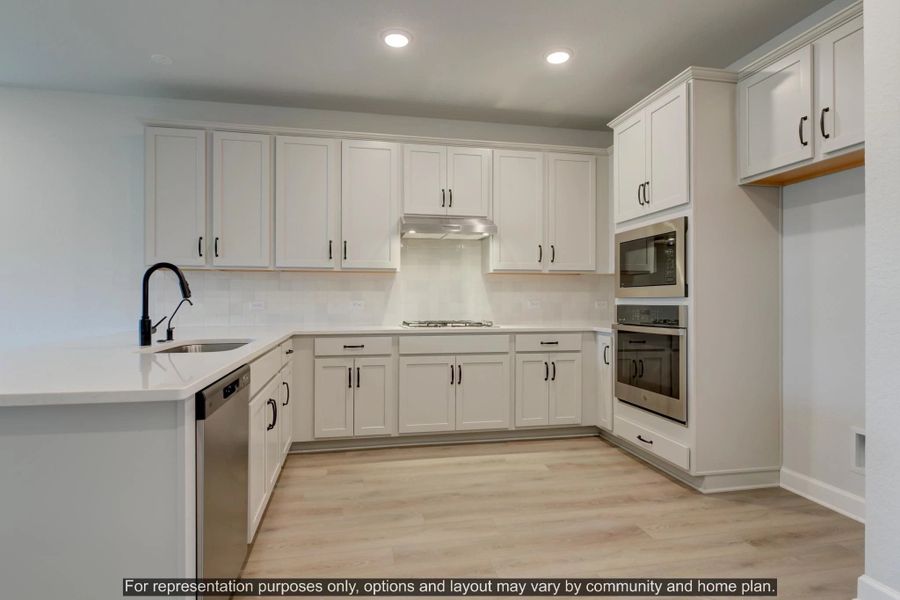 Furnished interior view inside a new home in Saddlebrook Ranch, Schertz (Image 5).