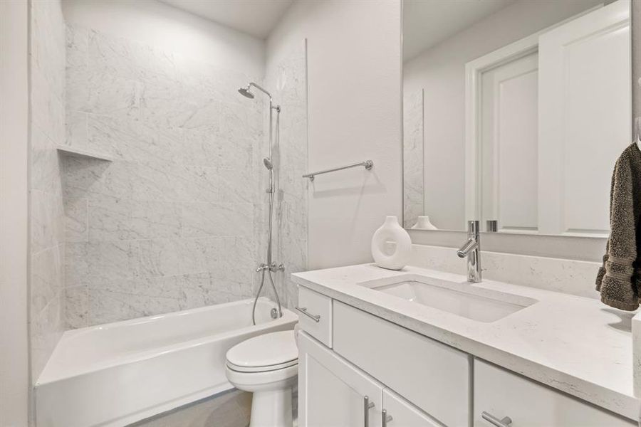 Image of model home with similar floorplan