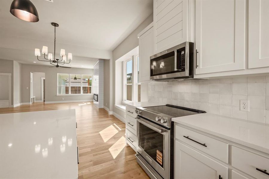 Furnished interior view inside a new home in , Justin (Image 3).