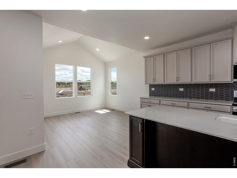 Furnished interior view inside a new home in Prairie Song Story Collection - Single Family Homes, Windsor (Image 12).