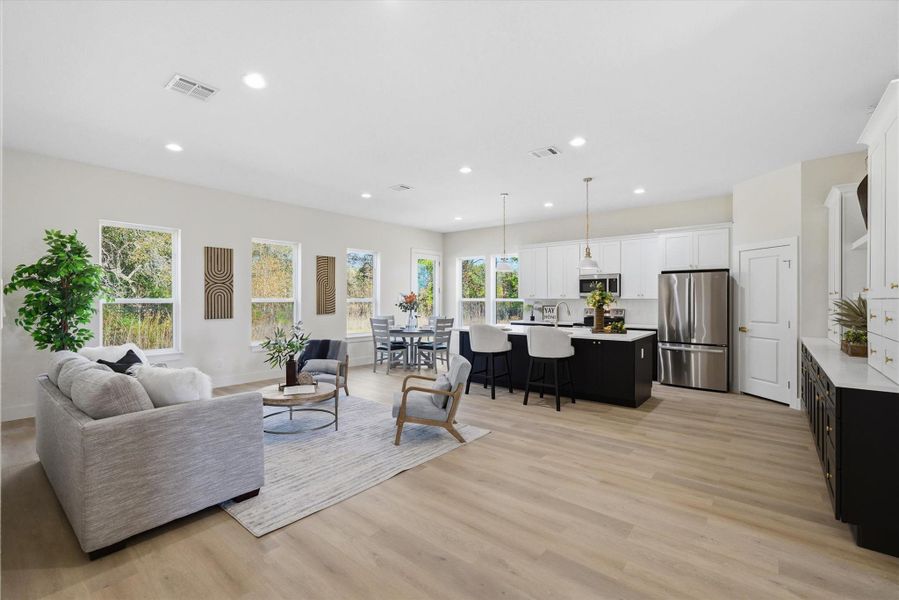 Furnished interior view inside a new home in , Van (Image 9).