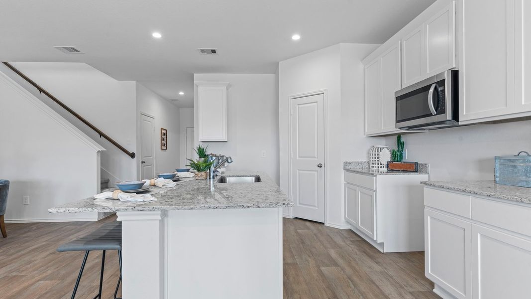 Furnished interior view inside a new home in Tamarron, Fulshear (Image 10).