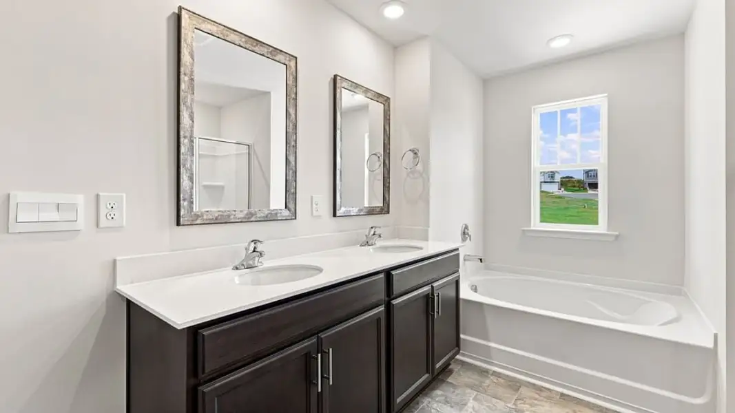 Furnished interior view inside a new home in Woodglen, Piedmont (Image 16). Furnished interior view inside a new home in Woodglen, Piedmont (Image 16).