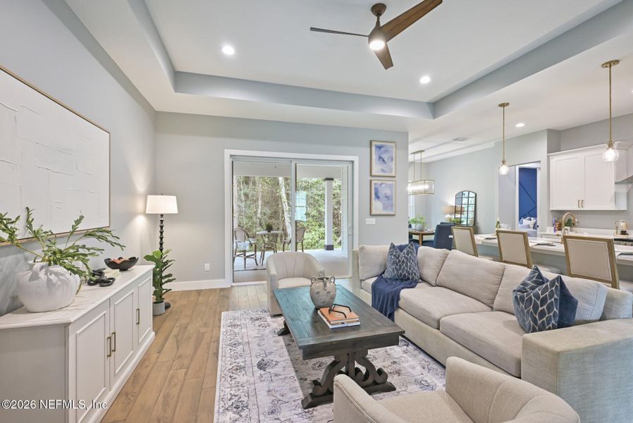 Furnished interior view inside a new home in , Jacksonville (Image 51).