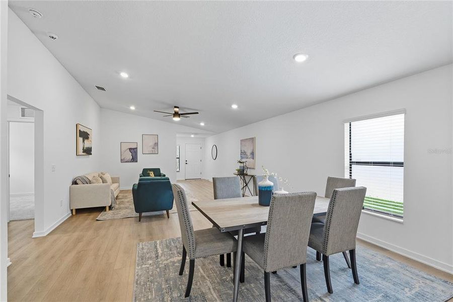 Furnished interior view inside a new home in , Tampa (Image 7). Furnished interior view inside a new home in , Tampa (Image 7).