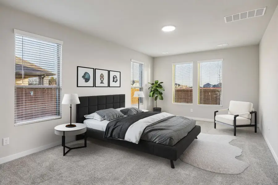 Primary Suite in the Wimbledon home plan by Trophy Signature Homes – REPRESENTATIVE PHOTO Primary Suite in the Wimbledon home plan by Trophy Signature Homes – REPRESENTATIVE PHOTO