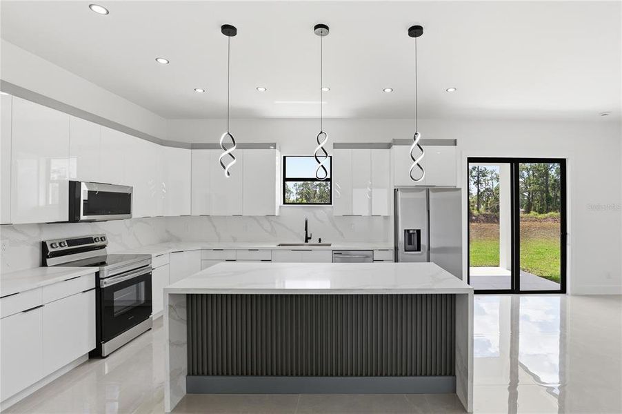 Furnished interior view inside a new home in , Lehigh Acres (Image 11).