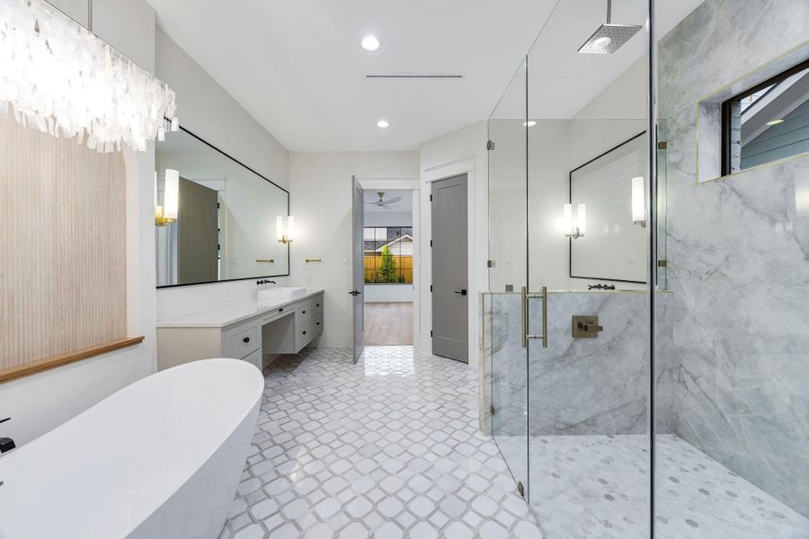 Furnished interior view inside a new home in , Houston (Image 5).