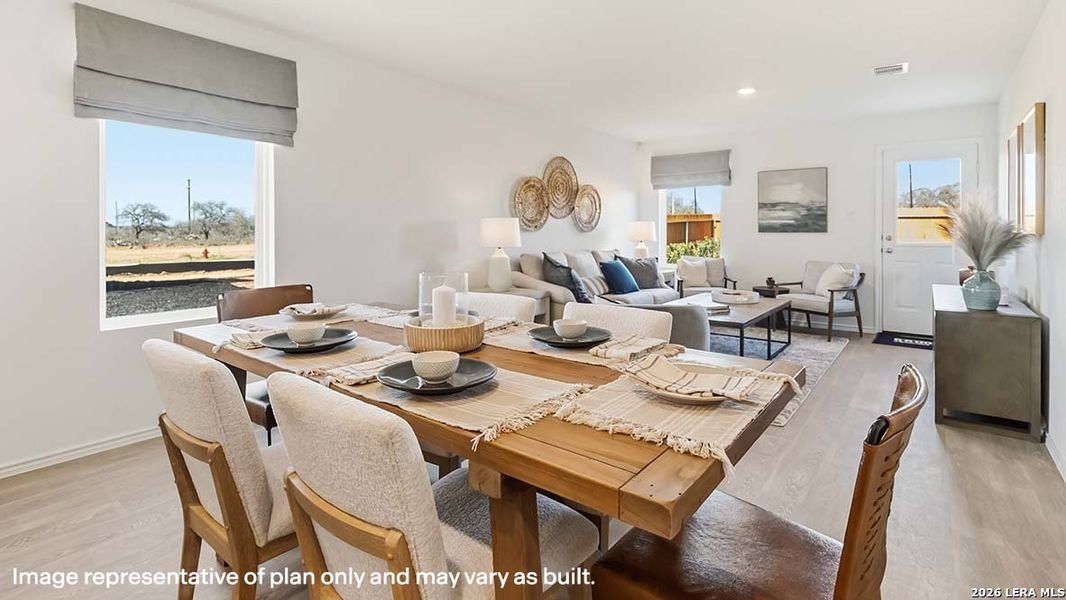 Furnished interior view inside a new home in Sereno Springs, Converse (Image 32).