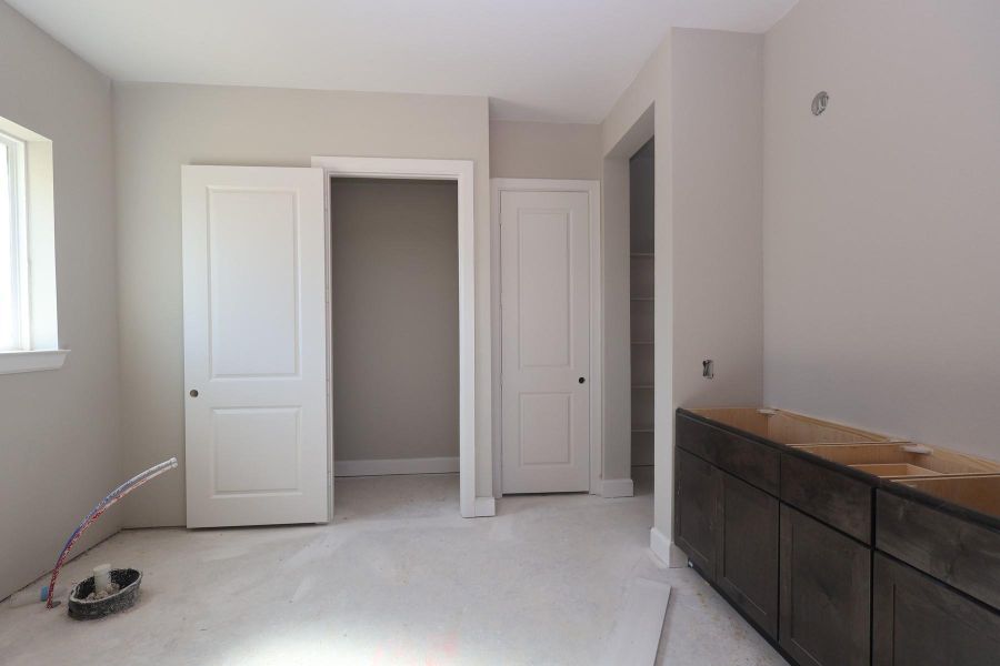 In-progress construction of a new home in The Highlands Encore - Harbor Collection, Porter, TX (Image 6).