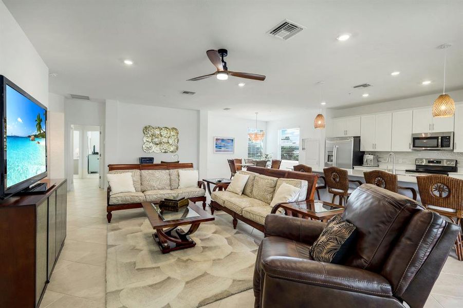 Furnished interior view inside a new home in , Punta Gorda (Image 9).