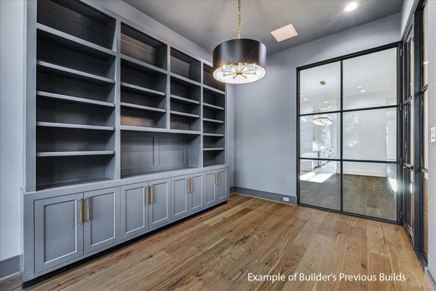 Example of builder's recent previous build.