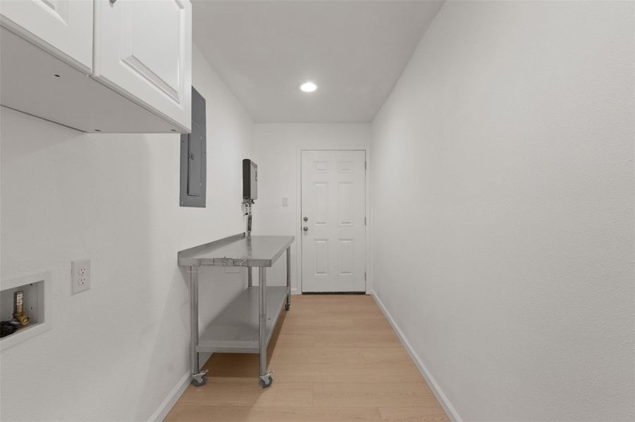 Furnished interior view inside a new home in , Point Blank (Image 7).