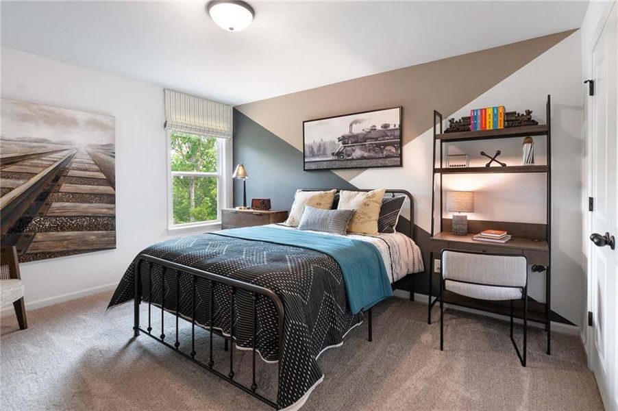 Furnished interior view inside a new home in Creekside, Dawsonville (Image 17). Furnished interior view inside a new home in Creekside, Dawsonville (Image 17).