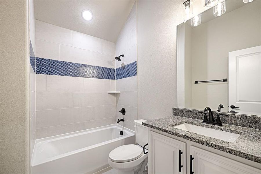 Furnished interior view inside a new home in Parks at Panchasarp Farms, Burleson (Image 17).