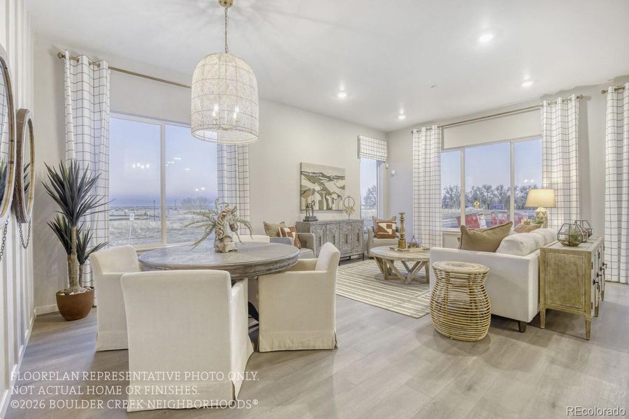 Furnished interior view inside a new home in , Fort Collins (Image 19).