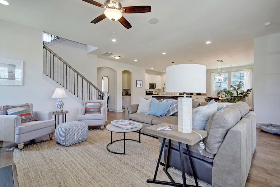 Furnished interior view inside a new home in Creek Pointe, Moncks Corner (Image 17). Furnished interior view inside a new home in Creek Pointe, Moncks Corner (Image 17).