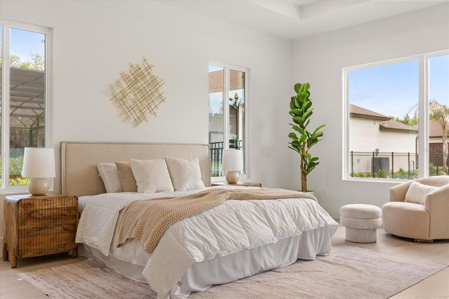 Furnished interior view inside a new home in , Sanford (Image 62).