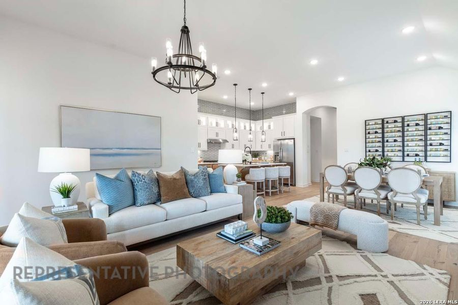 Furnished interior view inside a new home in Davis Ranch, San Antonio (Image 16).