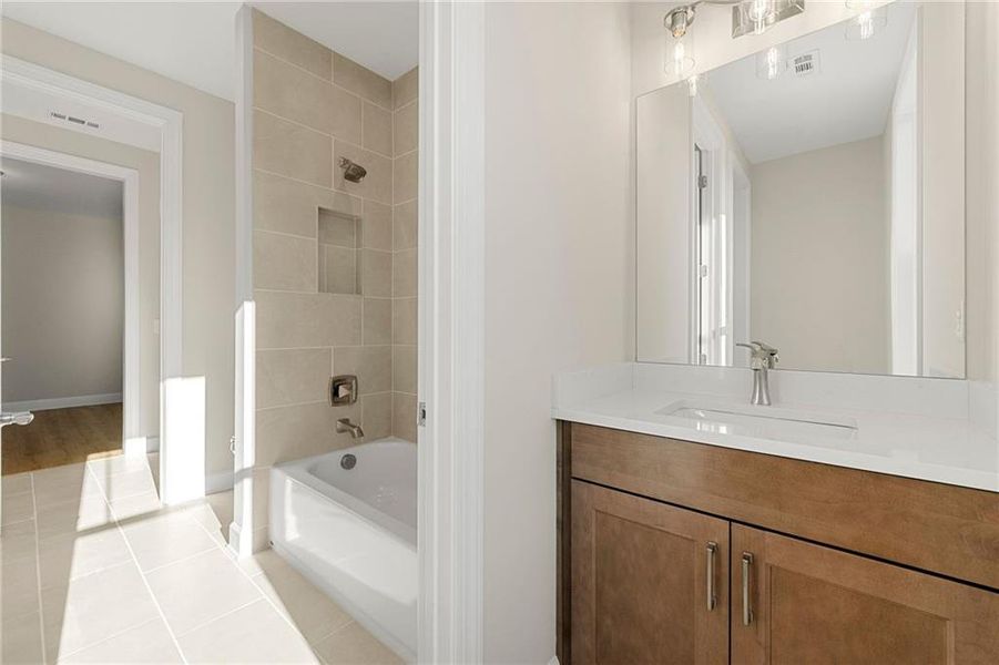 Furnished interior view inside a new home in Cresswind Georgia at Twin Lakes, Hoschton (Image 4).