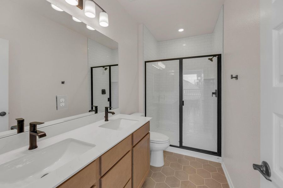 Furnished interior view inside a new home in Salerno - Heritage Collection, Round Rock (Image 4). Furnished interior view inside a new home in Salerno - Heritage Collection, Round Rock (Image 4).