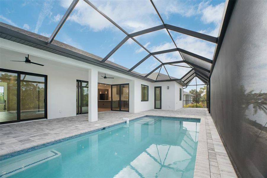 Exterior details and patio area of a home in , Port Charlotte (Image 3). Exterior details and patio area of a home in , Port Charlotte (Image 3).