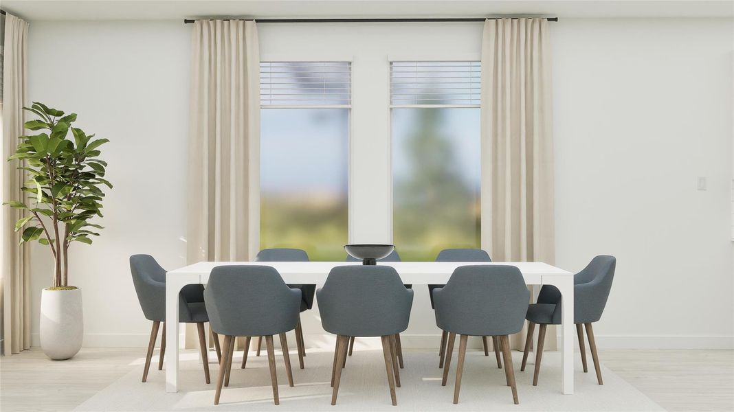 Furnished interior view inside a new home in River Bridge Ranch, San Marcos (Image 16).