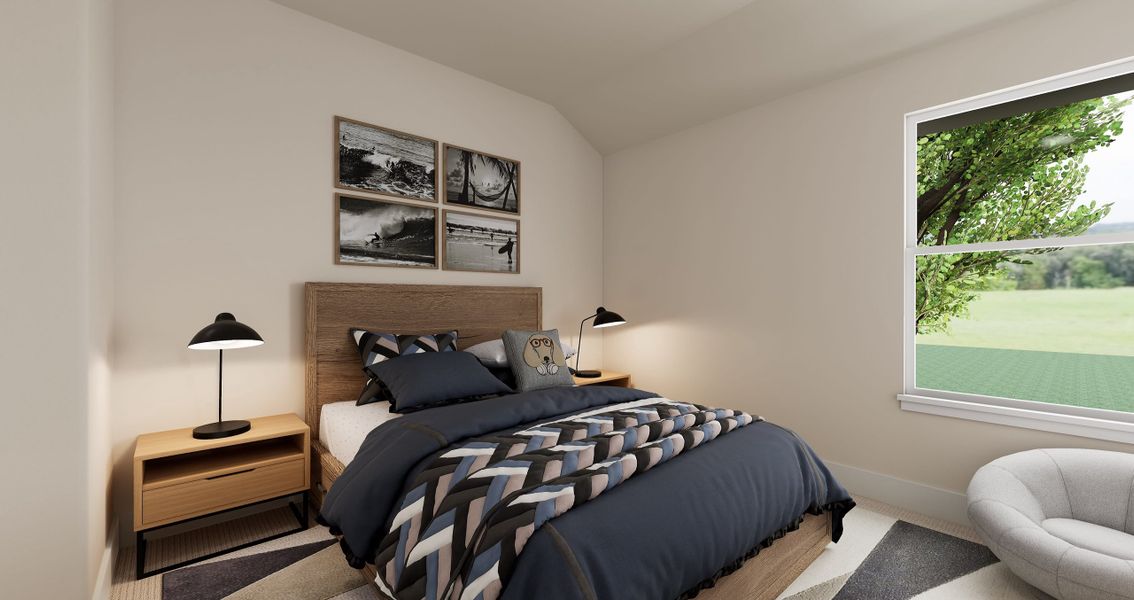 Representative furnished interior of a home built from the Landau by Tri Pointe Homes in Painted Tree, McKinney (Image 14).