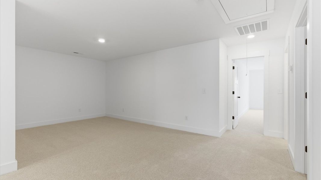 Furnished interior view inside a new home in Village at Midway, Anderson (Image 25).