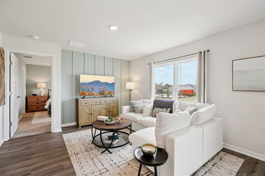 Furnished interior view inside a new home in Leoma's Landing, Lake Wales (Image 33).