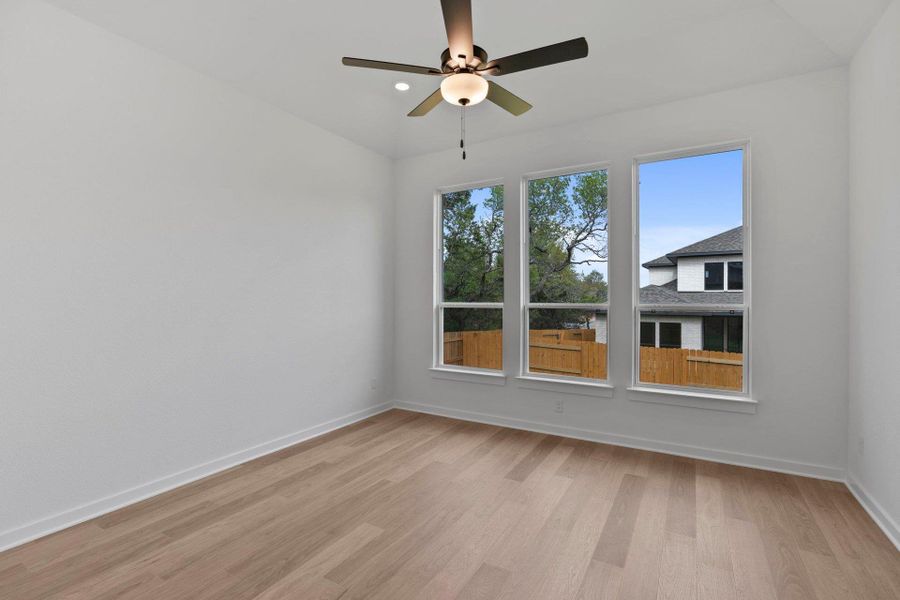 Primary Bedroom with elevated ceiling