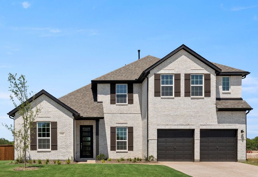 Representative exterior photo of a completed home built from the Whitney by UnionMain Homes in Milrany Ranch, Melissa, TX (Image 5).