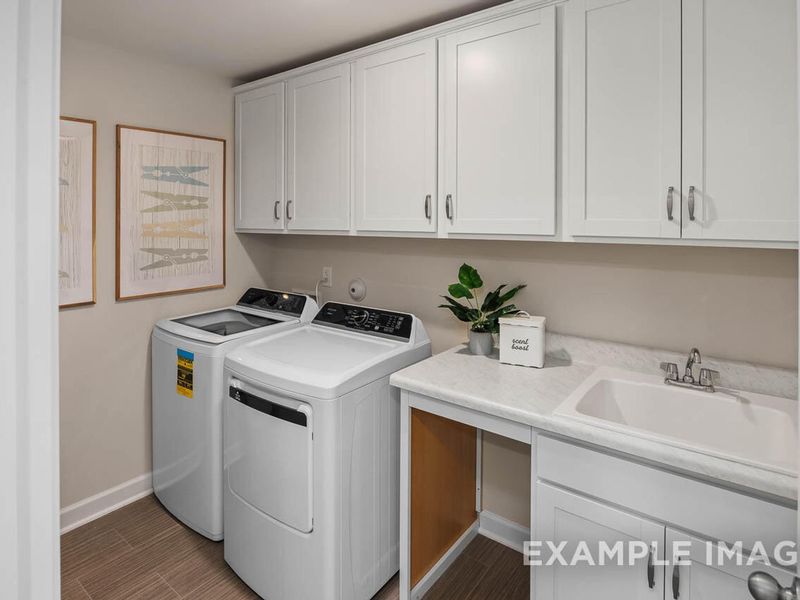 Furnished interior view inside a new home in Sage on North Main, Wake Forest (Image 27).
