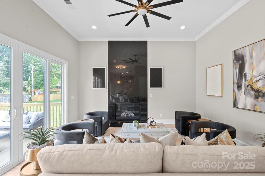 Furnished interior view inside a new home in , Charlotte (Image 15). Furnished interior view inside a new home in , Charlotte (Image 15).