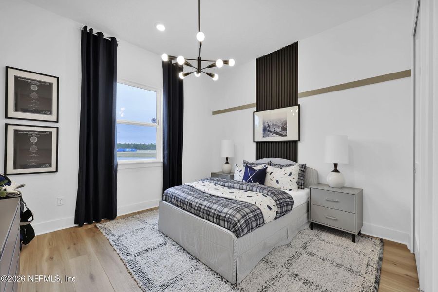 Furnished interior view inside a new home in Westerly Park at Wildlight, Yulee (Image 16).