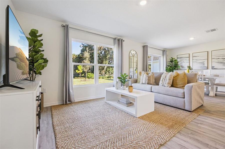 Furnished interior view inside a new home in Magnolia Pointe, Umatilla (Image 26).