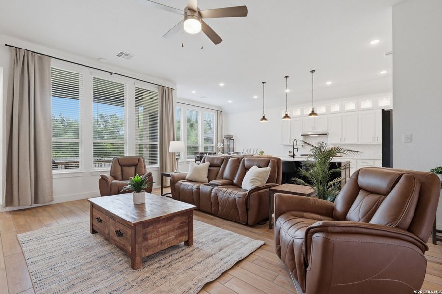 Furnished interior view inside a new home in Davis Ranch, San Antonio (Image 31).