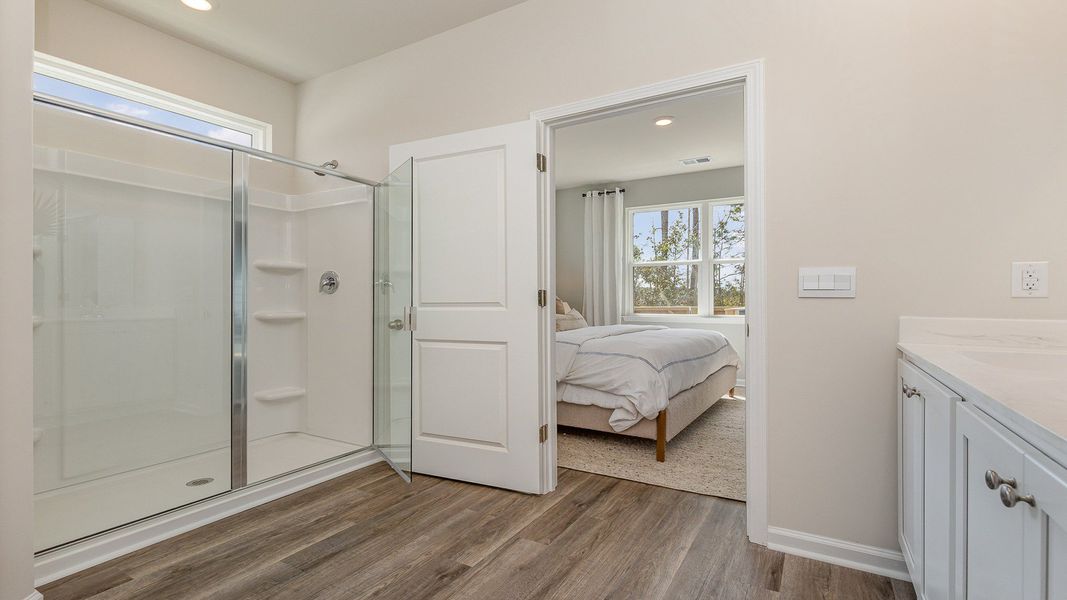 Furnished interior view inside a new home in Brunswick Plantation, Ash (Image 17).