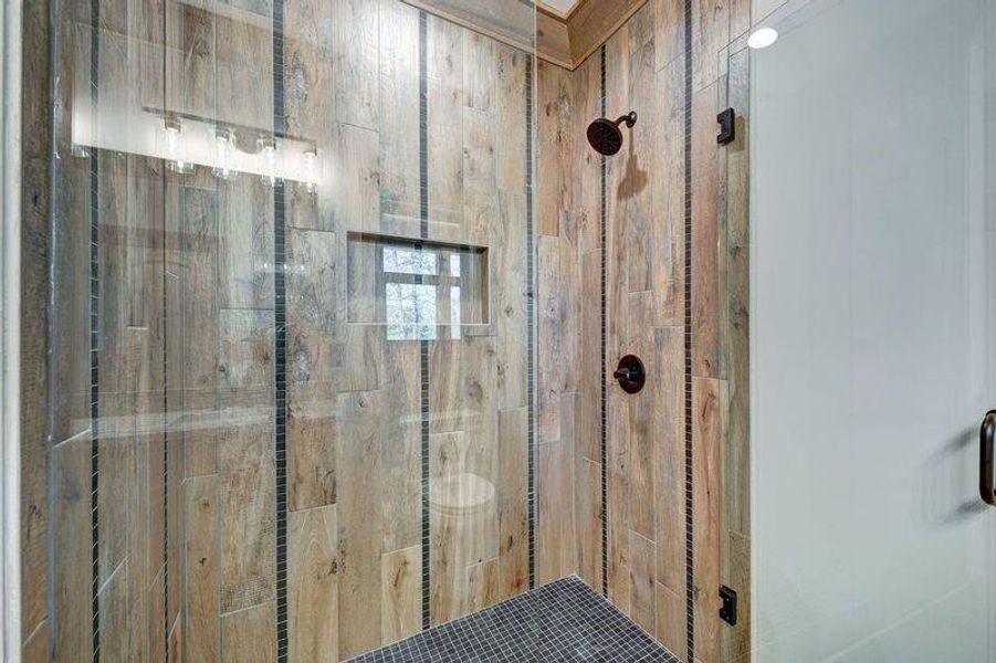 Close-up of interior finishes inside a home in , Ellijay (Image 9).