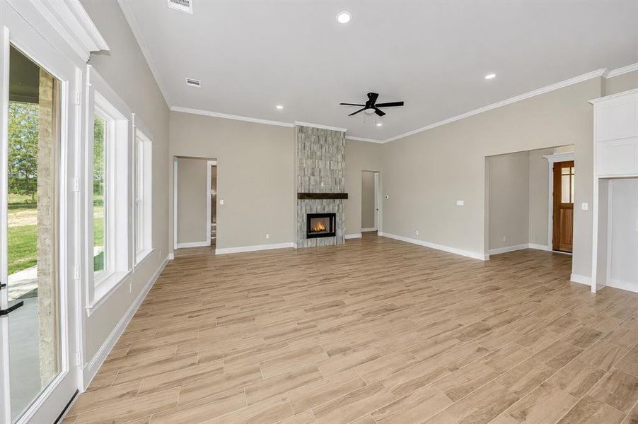 Spacious, unfurnished interior of a new home in , Poolville (Image 15).