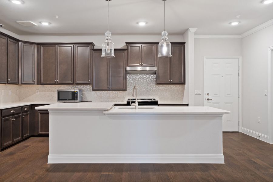 Furnished interior view inside a new home in Gatherings® at Twin Creeks, Allen (Image 6).