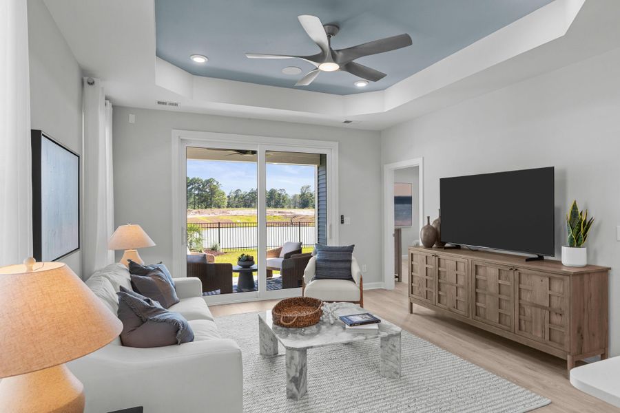 Representative furnished interior of a home built from the The Orchid by Chesapeake Homes in Coastal Club of the Carolinas, Calabash (Image 19).