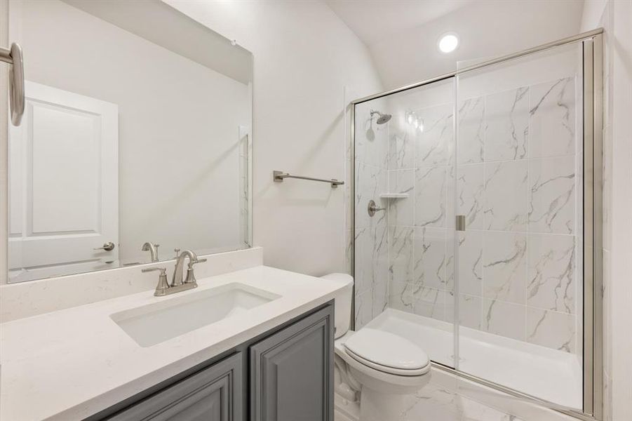 Furnished interior view inside a new home in Union Park Classic 55, Little Elm (Image 6).