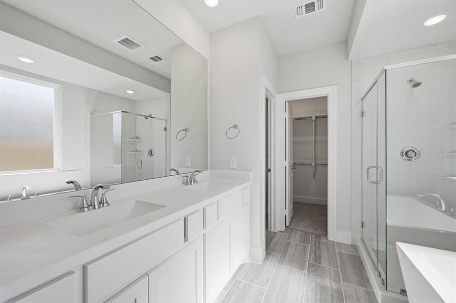 Furnished interior view inside a new home in Bel Air Village: 40ft. lots, Sherman (Image 13). Furnished interior view inside a new home in Bel Air Village: 40ft. lots, Sherman (Image 13).