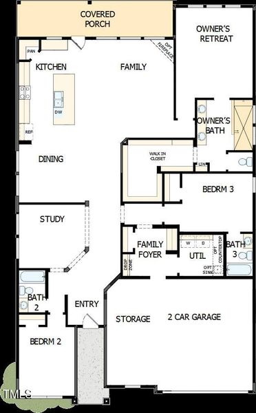 Floorplan 1119 Rendering