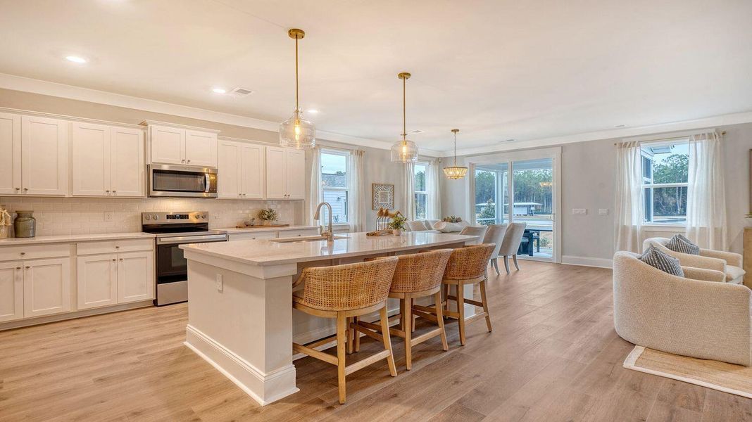 Furnished interior view inside a new home in Sheep Island, Summerville (Image 5).