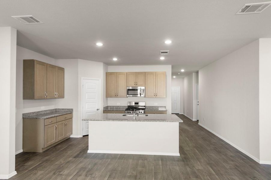 Furnished interior view inside a new home in Cloverleaf, Austin (Image 6).
