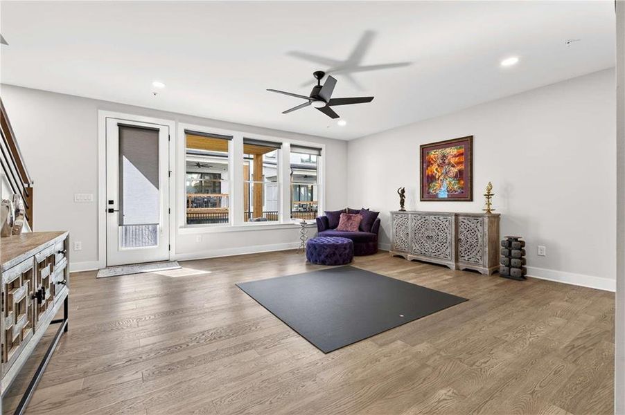 Furnished interior view inside a new home in , Atlanta (Image 15).