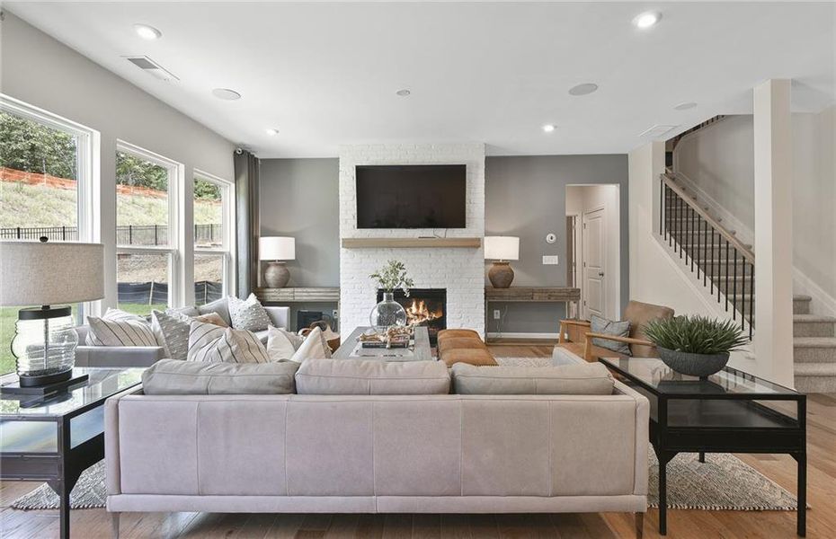 Furnished interior view inside a new home in Oakwood, Cumming (Image 14).